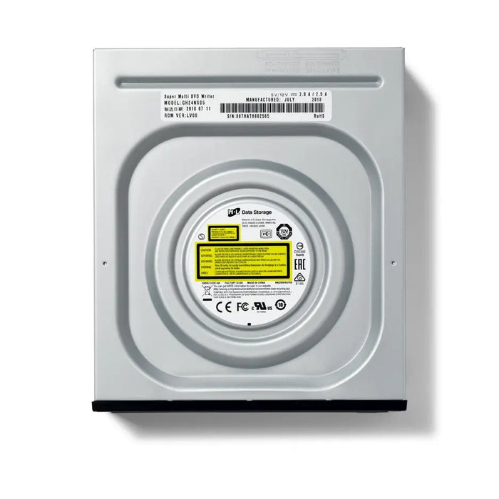 Hitachi-LG GH24NSD5 Internal DVD-RW S-ATA Super Multi Double Layer M-Disk Support Bare Bulk Black - DVD-R/W