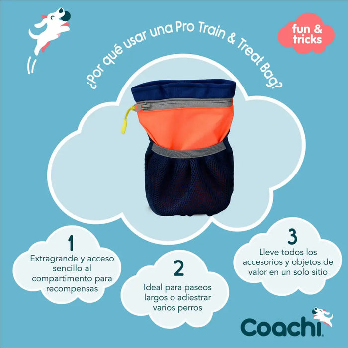 Holdall Coachi Train & Treat Coral - Домашни Животни<<<Дом Градина<<<BigBuy&&&Купички за храна и вода<<<Домашни