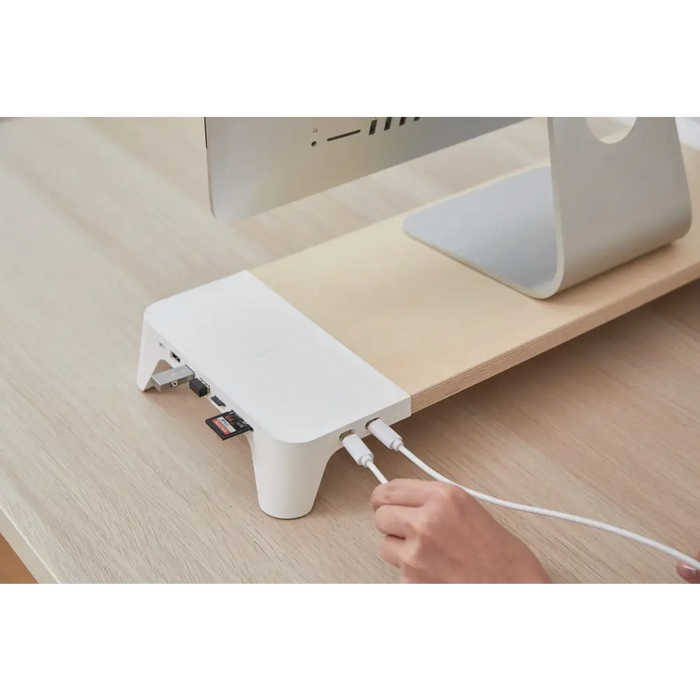 Holder Pout POUT-02401-W White - Monitor standsAEU-PPM<<<Articles improvng ergonomics