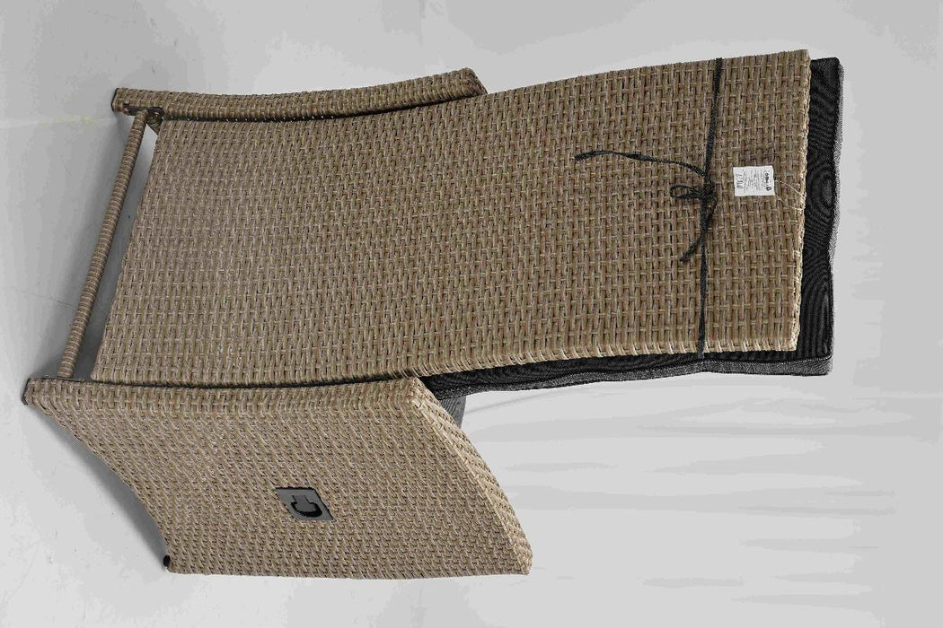 KENTUCKY RATTAN SET 6 CHAIRS AND TABLE