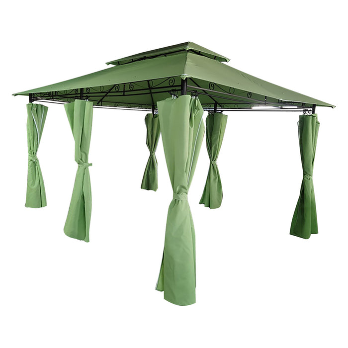GARDEN TENT 300X400CM WITH LED LIGHTING AND CURTAIN HOME DECOR HD-3483