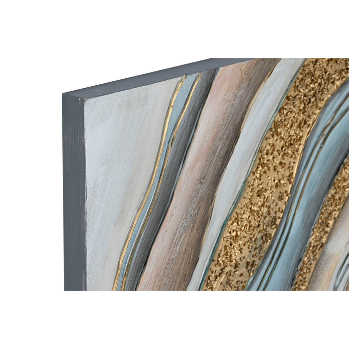 Canvas Home ESPRIT Canvas MDF Wood 80 x 3 x 120 cm