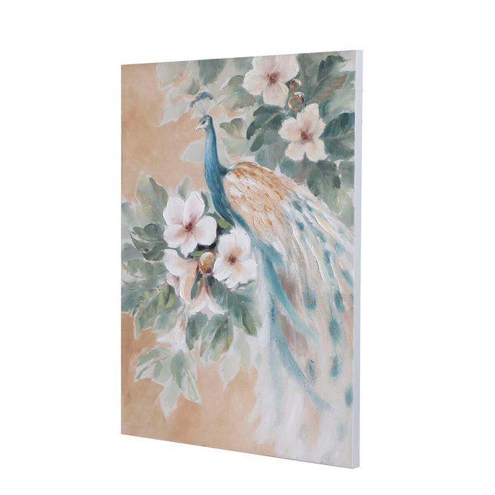 Canvas Home ESPRIT Pinewood Canvas 90 x 3,7 x 120 cm
