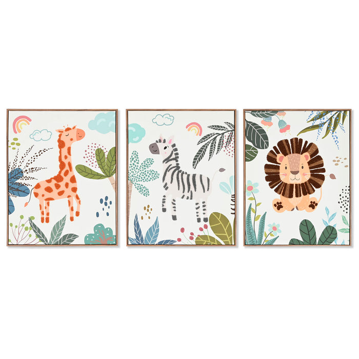 Canvas Home ESPRIT polystyrene Canvas 40 x 3 x 50 cm