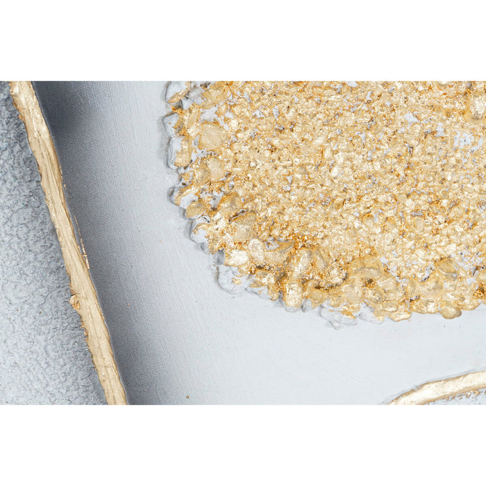 Canvas Home ESPRIT Canvas MDF Wood 80 x 3 x 80 cm