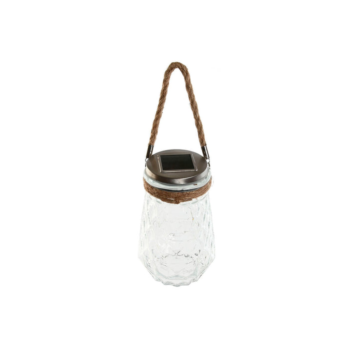 Lighting decoration Home ESPRIT Transparent Silver 11 x 11 x 18 cm