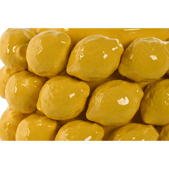 Centerpiece Home ESPRIT Yellow Ceramic Stoneware 28 x 28 x 20 cm
