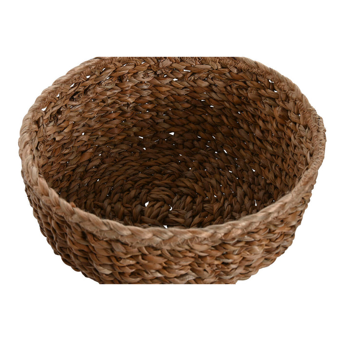 Basket set Home ESPRIT Natural Fibre Boho 30 x 30 x 13 cm