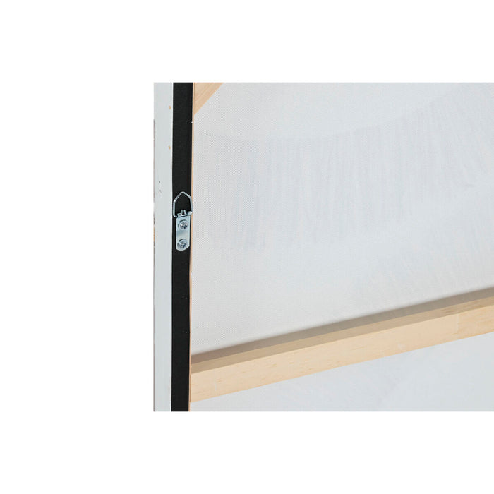 Canvas Home ESPRIT White Natural Boho 60 x 3 x 80 cm (2 Units)