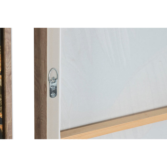 Canvas Home ESPRIT Black Green Golden Palms Tropical 103 x 4,5 x 143 cm (2 Units)