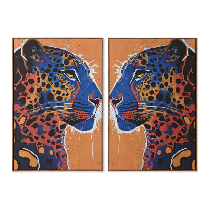 Canvas Home ESPRIT polystyrene Canvas 80 x 4,5 x 120 cm