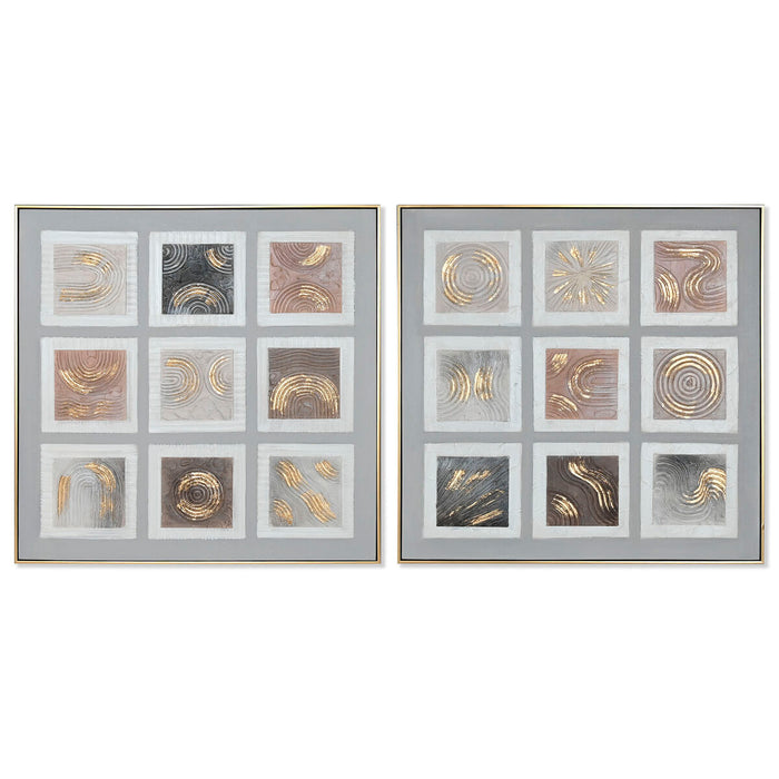 Canvas Home ESPRIT polystyrene Canvas 82 x 5 x 82 cm