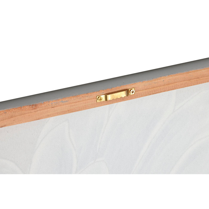 Canvas Home ESPRIT Canvas MDF Wood 40 x 2,5 x 40 cm