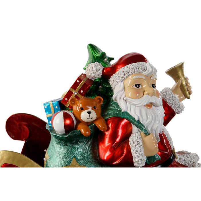 Christmas bauble Home ESPRIT Red Multicolour Father Christmas 64 x 26 x 60 cm