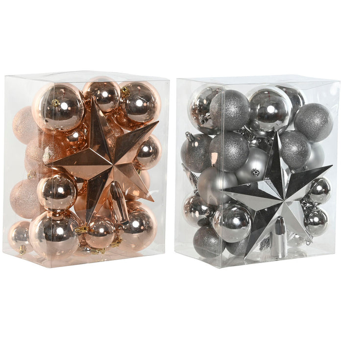 Christmas Baubles Home ESPRIT Golden PVC 20 x 13 x 26 cm (2 Units)