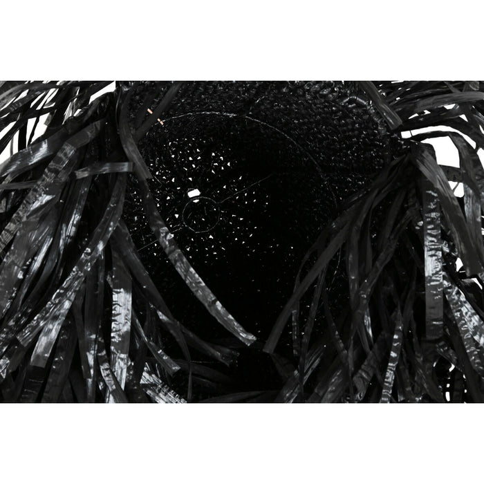 Lamp Shade Home ESPRIT Black Raffia 60 x 60 x 80 cm