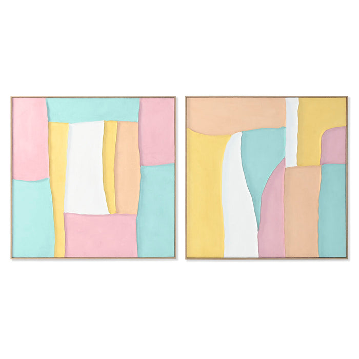 Canvas Home ESPRIT polystyrene Canvas 102 x 4,5 x 102 cm