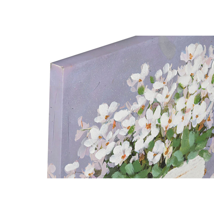 Canvas Home ESPRIT Canvas MDF Wood 140 x 3 x 70 cm