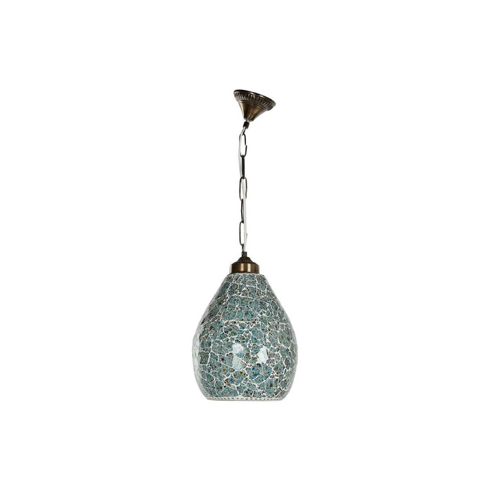 Ceiling Light Home ESPRIT Green Sky blue Metal Crystal 25 W 23 x 23 x 66 cm (2 Units)