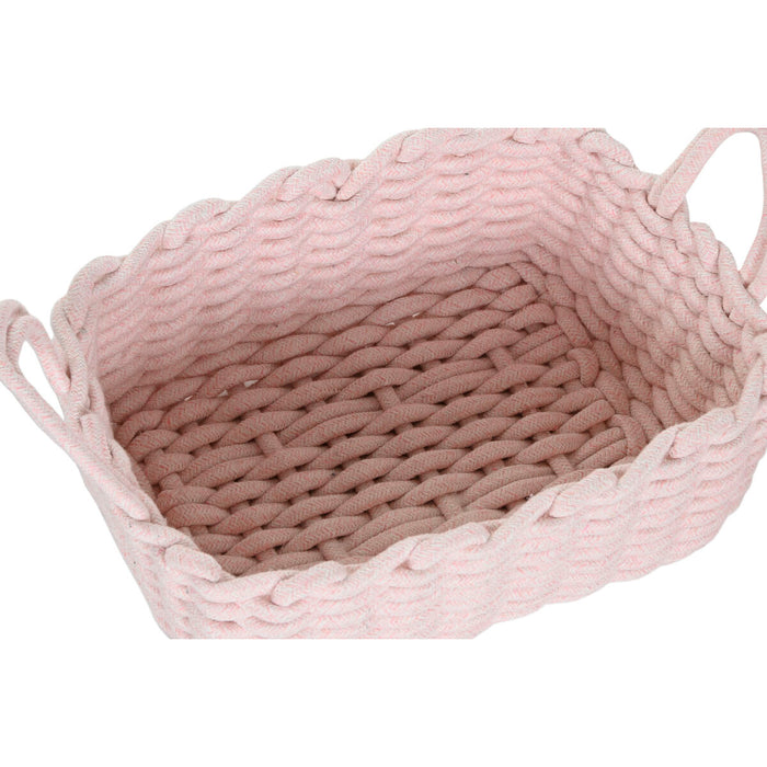 Basket set Home ESPRIT Rope 32 x 25 x 15 cm