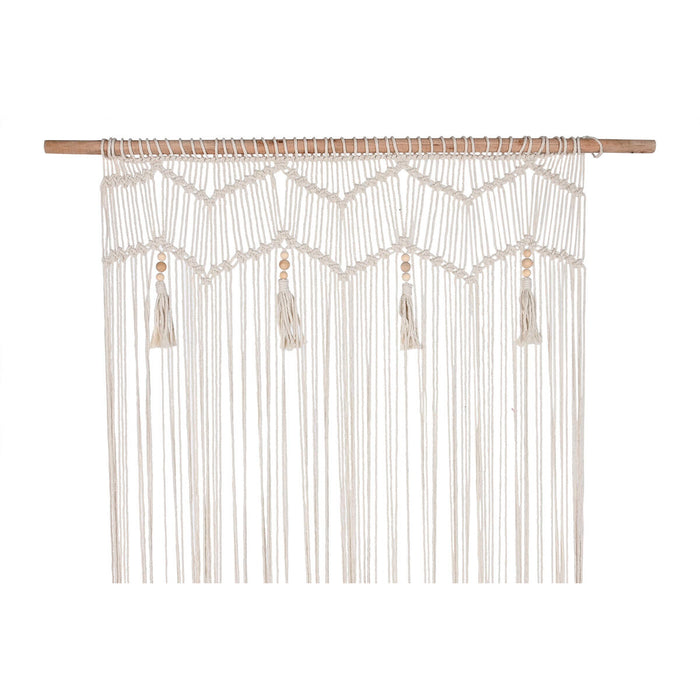 Hanging decoration Home ESPRIT White Natural 110 x 5 x 180 cm