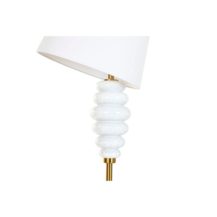 Floor Lamp Home ESPRIT White Golden 220 V 43 x 43 x 170 cm