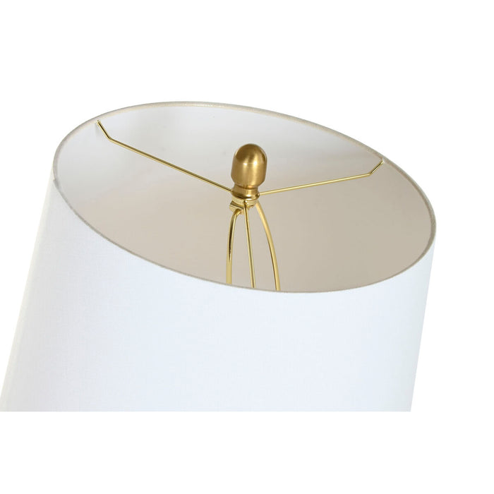 Floor Lamp Home ESPRIT White Golden 220 V 43 x 43 x 170 cm