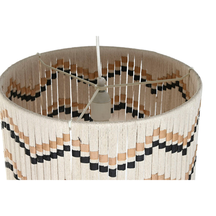 Ceiling Light Home ESPRIT Bicoloured Raffia 50 W 39 x 39 x 21 cm
