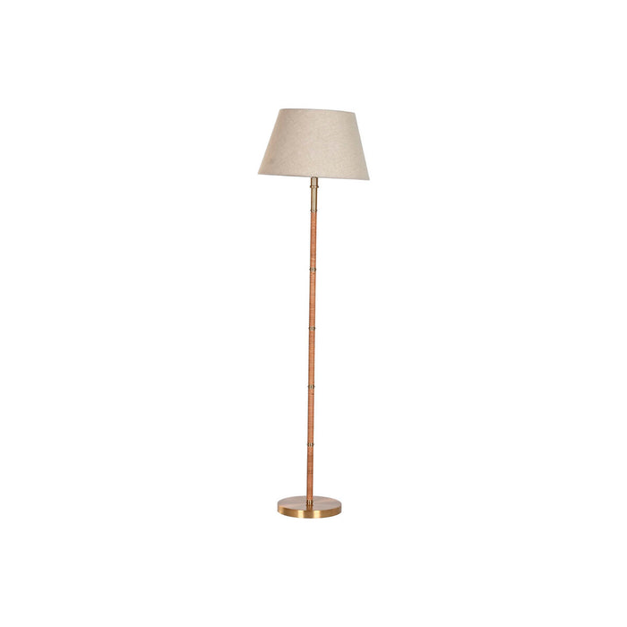 Floor Lamp Home ESPRIT Beige Golden Natural 50 W 220 V 42 x 42 x 154 cm