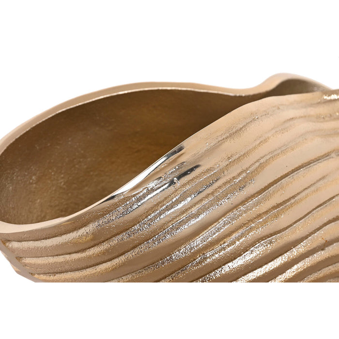 Centerpiece Home ESPRIT Golden Aluminium 30 x 16 x 14 cm