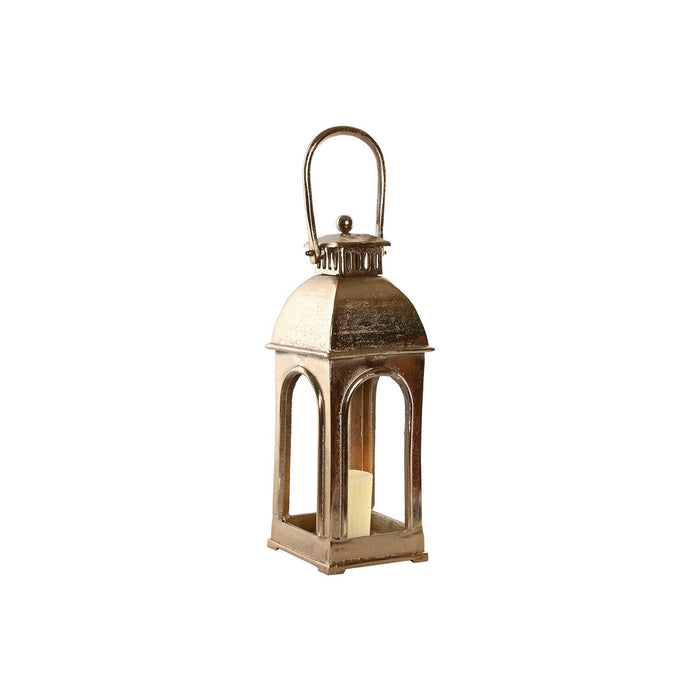 Lantern Home ESPRIT Golden Aluminium Crystal Vintage 17 x 17 x 59 cm