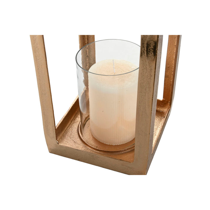 Lantern Home ESPRIT Golden Aluminium Crystal Modern 20 x 20 x 74 cm