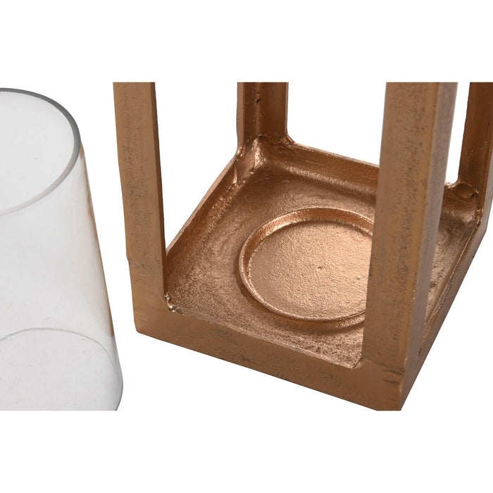 Lantern Home ESPRIT Golden Aluminium Crystal Arab 15 x 15 x 52 cm