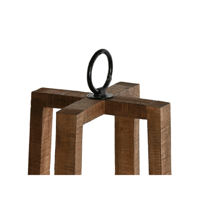 Candleholder Home ESPRIT Natural Crystal Mango wood 27 x 27 x 54 cm