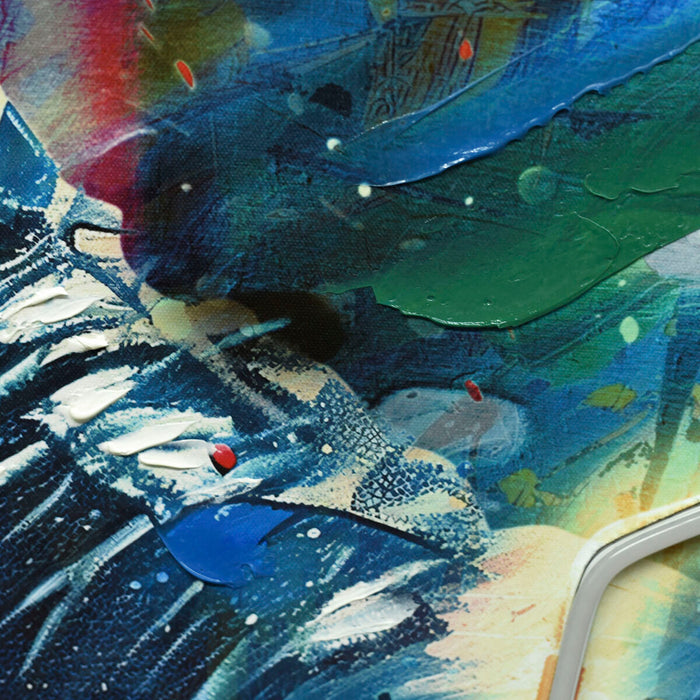 Canvas Home ESPRIT polystyrene Canvas 123 x 3 x 83 cm