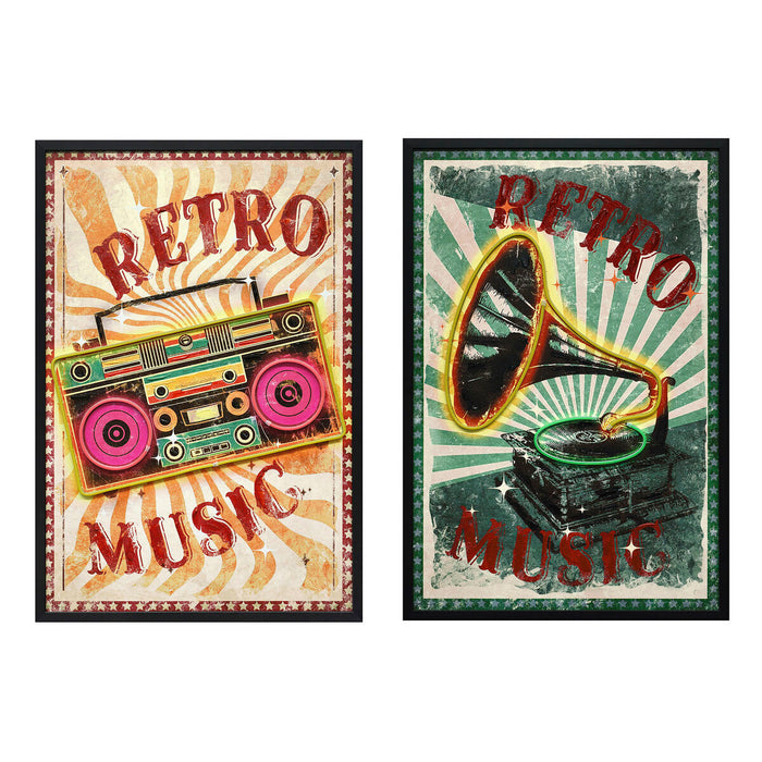 Canvas Home ESPRIT polystyrene Canvas 63 x 3 x 93 cm