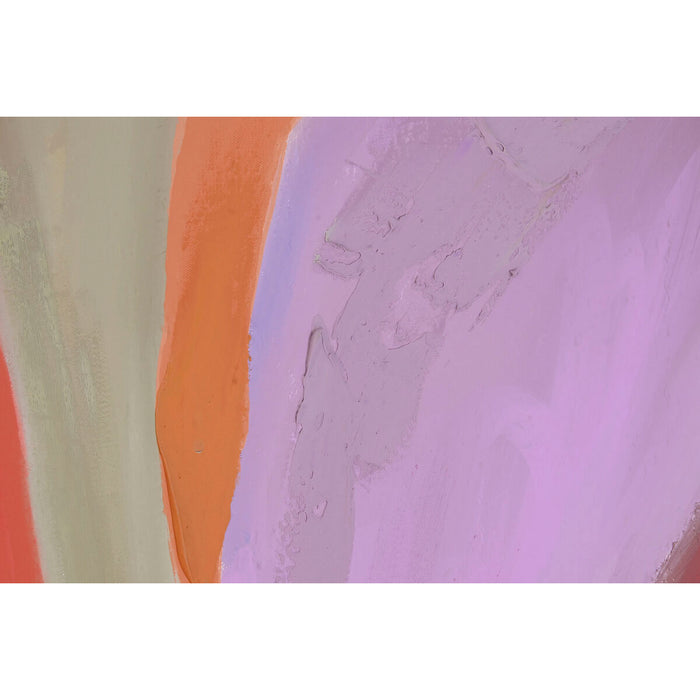 Canvas Home ESPRIT Orange Light mauve Modern Urban 100 x 4 x 140 cm (2 Units)