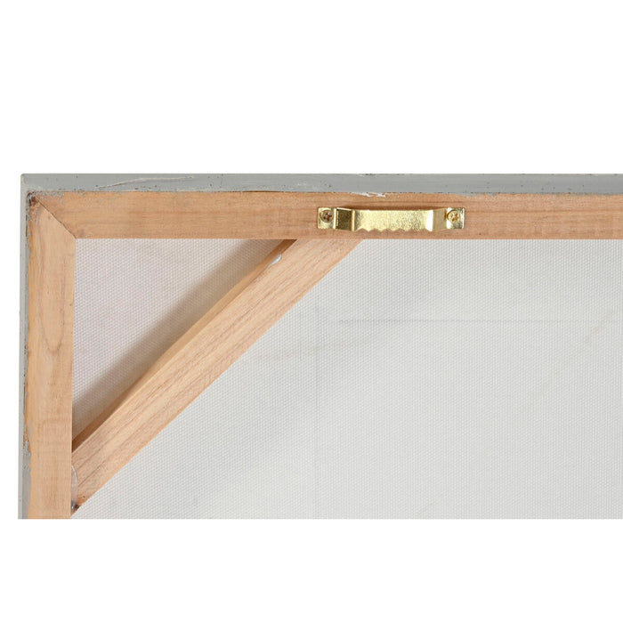 Canvas Home ESPRIT Brown Grey Abstract Urban 150 x 3 x 50 cm (2 Units)