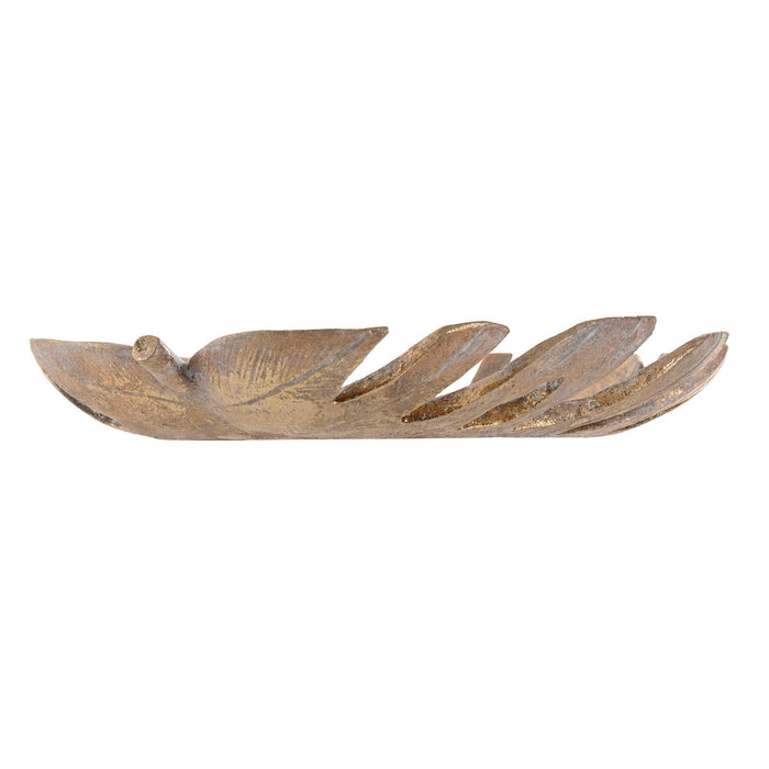 Centerpiece Home ESPRIT Golden Resin 34 x 29 x 5 cm