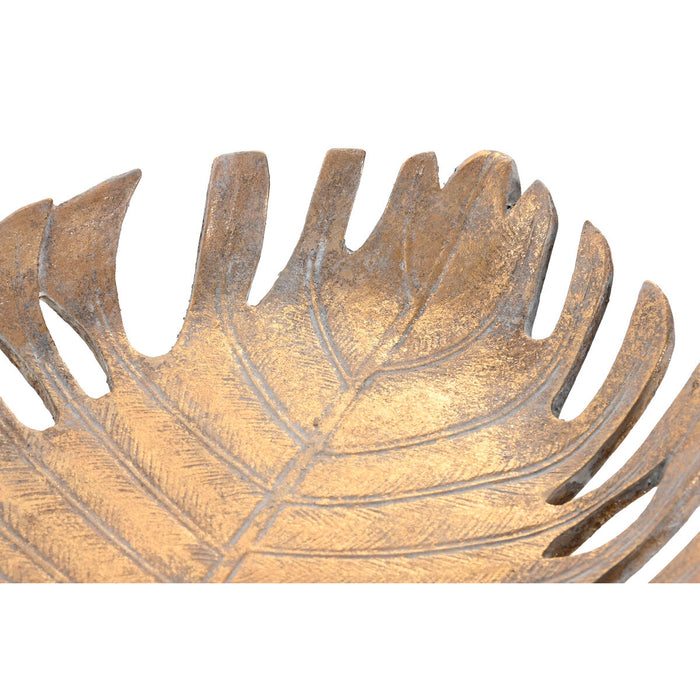 Centerpiece Home ESPRIT Golden Resin 34 x 29 x 5 cm