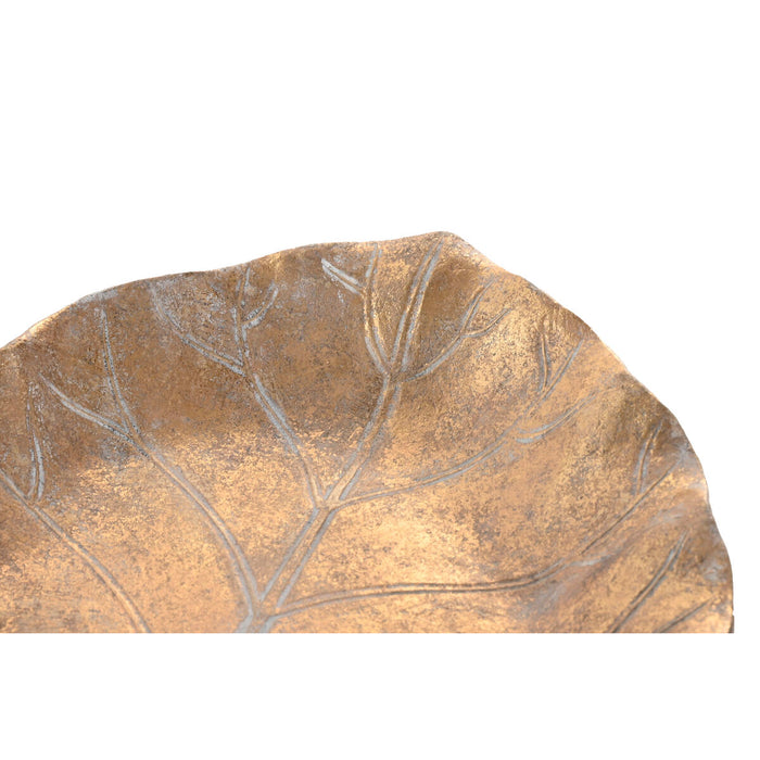 Centerpiece Home ESPRIT Golden Resin 33 X 26 X 6 CM