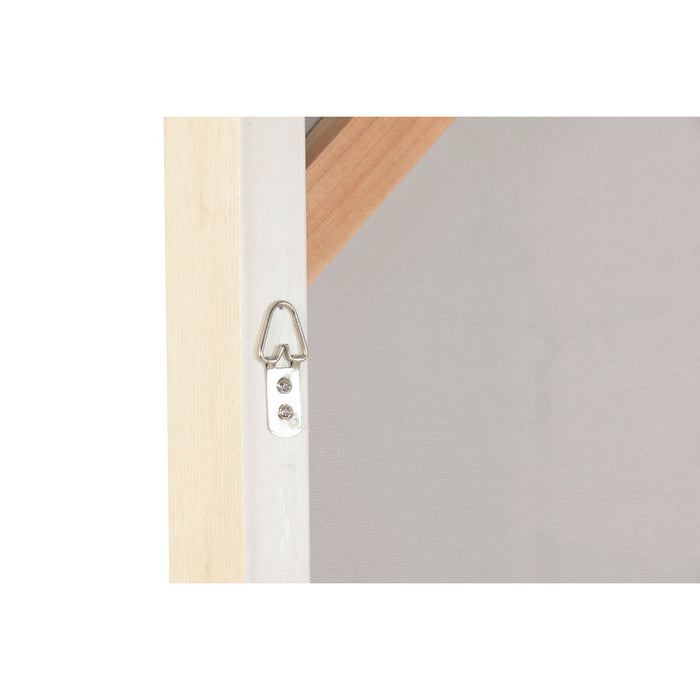 Canvas Home ESPRIT White Beige Sheets Scandinavian 102,5 X 5,5 X 152,5 CM