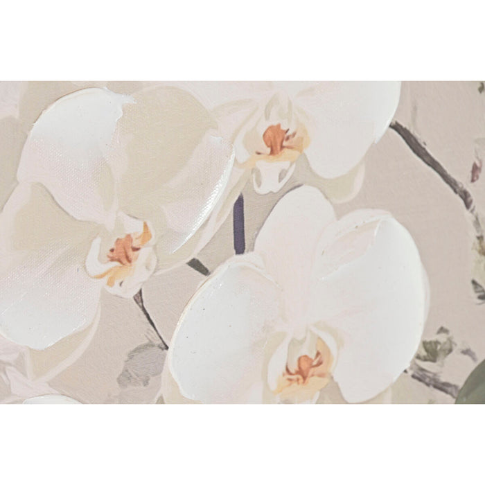 Canvas Home ESPRIT Blue White Oriental Vase 122,5 X 4,5 X 82,5 CM (2 Units)