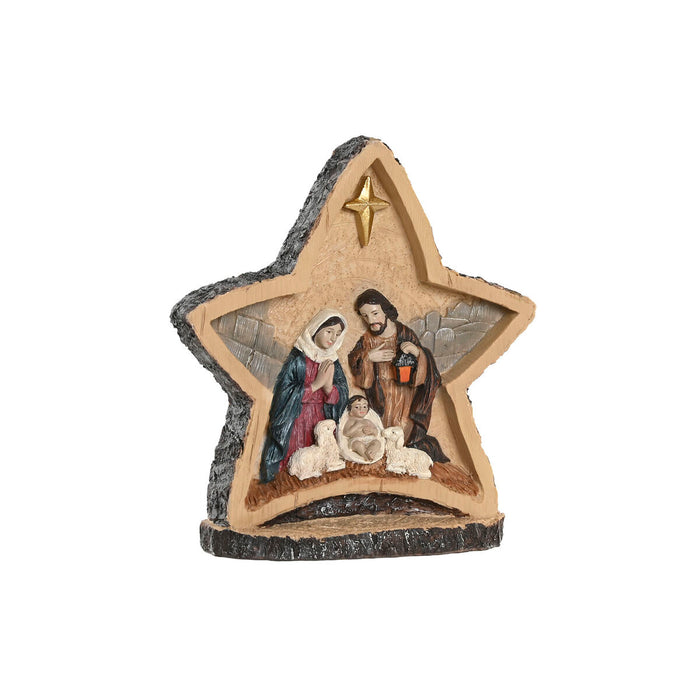 Christmas nativity set Home ESPRIT Multicolour Resin 15 X 5 X 16,5 CM