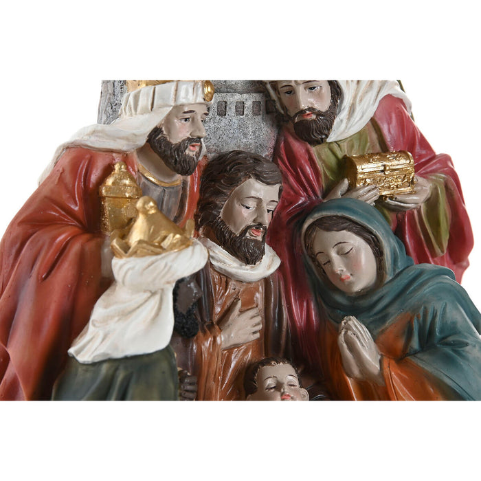 Christmas nativity set Home ESPRIT Multicolour Resin 17,5 X 9 X 20,5 CM