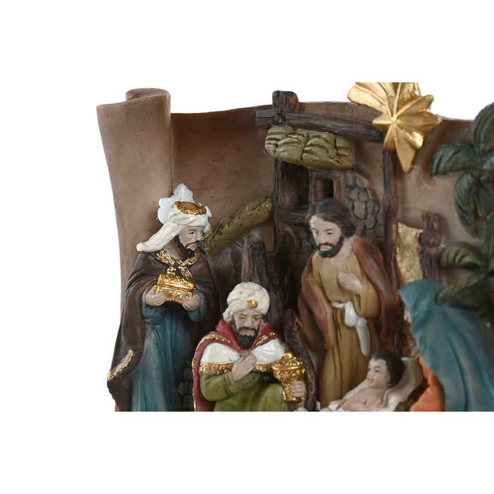 Christmas nativity set Home ESPRIT Multicolour Resin 21 X 8 X 12,5 CM