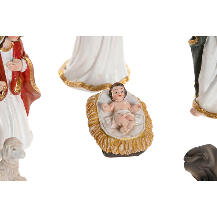Christmas nativity set Home ESPRIT Multicolour Resin (8 Pieces)