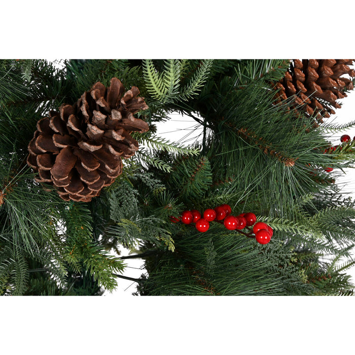 Christmas Tree Home ESPRIT Red Green PVC 120 x 120 x 210 cm
