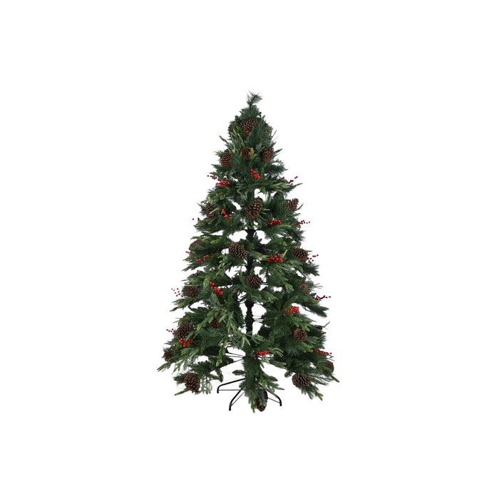 Christmas Tree Home ESPRIT Red Green PVC 120 x 120 x 210 cm