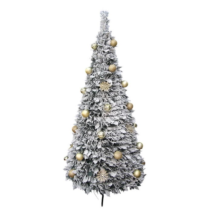 Christmas Tree Home ESPRIT Golden PVC Snowfall